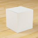 10 Pack of White 5cm Square Cube Card Gift Box - Folding Packaging Small rectangle/square Boxes for Wedding Jewelry Gift Party Favor Model Chocolate