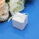 10 Pack of White 5x5x8cm Square Cube Card Gift Box - Folding Packaging Small rectangle/square Boxes for Wedding Gift Party Favor Model Chocolate