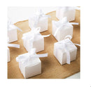 100 Pack of White 5x5x8cm Square Cube Card Gift Box - Folding Packaging Small rectangle Boxes for Wedding Jewelry Gift Party Favor Model Chocolate