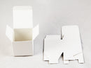 10 Pack of White 5cm Square Cube Card Gift Box - Folding Packaging Small rectangle/square Boxes for Wedding Jewelry Gift Party Favor Model Chocolate