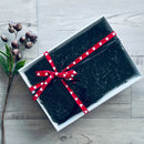 10 Pack of White Card Square Box - Clear Slide On Lid - 20 x 20 x 8cm -  Large Beauty Product Gift Giving Hamper Tray Merch Fashion Cake Sweets Xmas