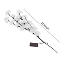1 Set of 50cm H 20 LED White Rose Tree Branch Stem Fairy Light Wedding Event Party Function Table Vase Centrepiece Decoration