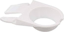 100 Pack Of 75mm White Wine Glass Dinner Lunch Plate Clip Holder - Stand Up Buffet Party  - Promotion Merchandise Gift