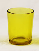 10 Pack Yellow Glass Votive Candle Holders Table Centreoieces  Xmas Wedding Anniversary Event Recption Party Function or Home Decor