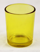 10 Pack Yellow Glass Votive Candle Holders Table Centreoieces  Xmas Wedding Anniversary Event Recption Party Function or Home Decor