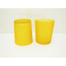 40 Bulk Yellow Frosted Glass Votive Candle Holders Table Centreoieces  Xmas Wedding Anniversary Event Recption Party Function or Home Decor