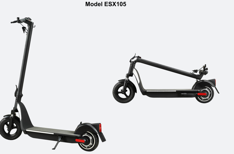 ZOOM ESX105 Pro Electric Scooter 500w Front Fork Suspension Rear Drive escooter 25km/h