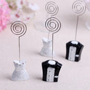 100 Bulk Buy Pack of 50 Bride 50 Groom Wedding Name Card Place Stand - Wedding Table Decoration Bomboniere Favour Gift