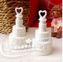 20 Pack Wedding Cake Blow Bubble Bottles White Plastic 6cm High Bomboniere Favour Guest Gift