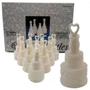 100 Pack Mini Wedding Cake Bubble Bottles send off wedding favors custom party favors