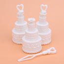 100 Pack Mini Wedding Cake Bubble Bottles send off wedding favors custom party favors