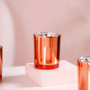 20 Pack Copper Votive Tealight Candle Holders Valentines Day Mercury  Wedding Decor Glass Candlestick Party Decorations Bridal Baby Shower Event
