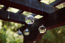50 Lot of Hanging Clear Glass Ball Tealight Candle Holder  - 8cm Diameter / High - Wedding Globe Decoration Terrarium Succulent Plant Holder Decor