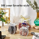 100 Pack of 8cm Square Cube - Product Showcase Clear Plastic Shop Display Storage Packaging Box