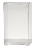 100 Pack of Large Plastic 22x14.5cm Rectangle Cube Box - Exhibition Gift Product Showcase Clear Plastic Shop Display Storage Packaging Box