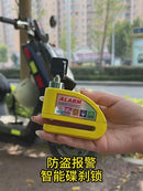 Disc Brake Alarm Lock  - ideal for MTB Bike, Escooter, Scooter or any wheel with disc brakes - BLACK