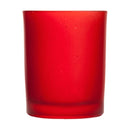 20 Pack Red Frosted Glass Votive Tealight Candle Holders Valentines Day Xmas Wedding Decor Glass Candlestick Party Decorations