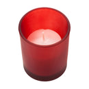 10 Pack Red Frosted Glass Votive Tealight Candle Holders Valentines Day Xmas Wedding Decor Glass Candlestick Party Decorations Bridal Baby Event