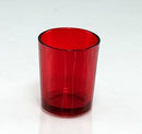 10 Pack Red Glass Votive Tealight Candle Holders House Party Centerpiece Xmas Wedding Decor Glass Candlestick Party Decorations Valentines Event