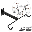Bike Storage Rack Bracket Hanger Storage Hook - Horizontal Wall Mount - Rubber Ends inc fittings