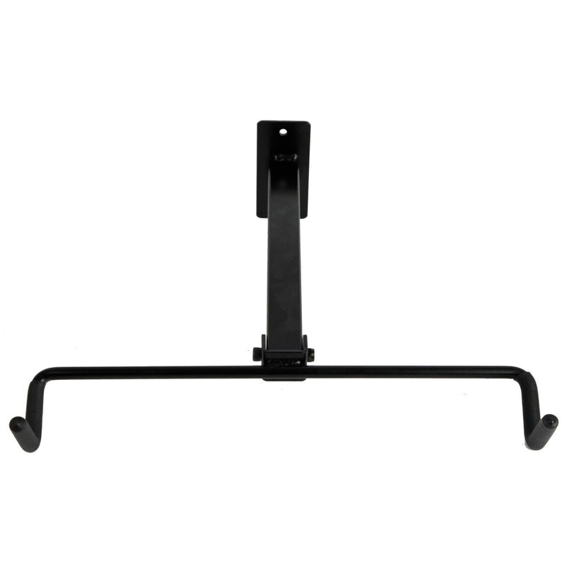 Bike Storage Rack Bracket Hanger Storage Hook - Horizontal Wall Mount - Rubber Ends inc fittings