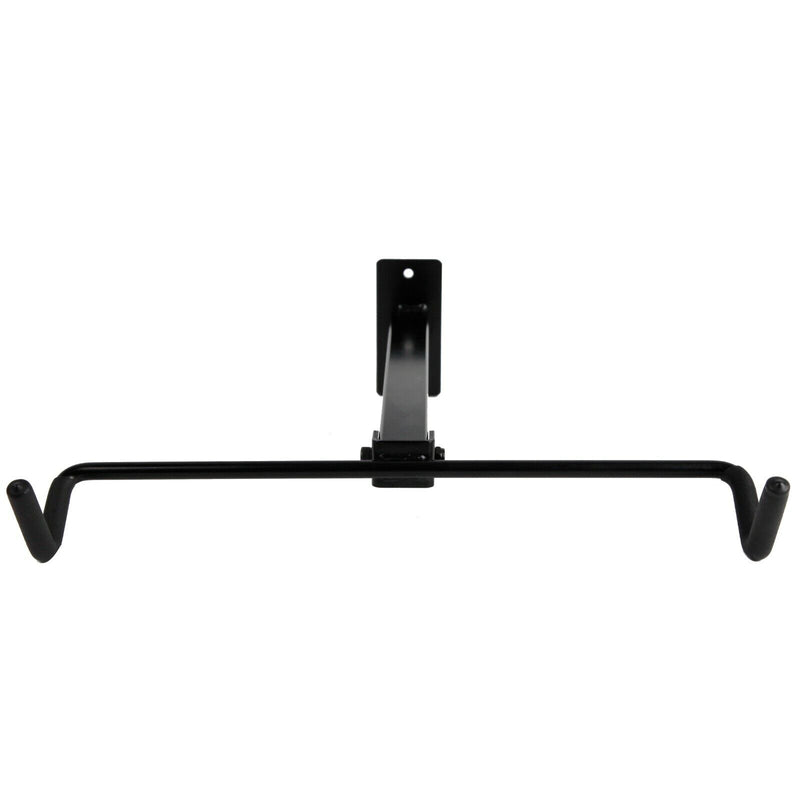 Bike Storage Rack Bracket Hanger Storage Hook - Horizontal Wall Mount - Rubber Ends inc fittings