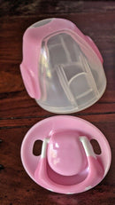 3 x 4 Pack (12) -  Happy Baby Steam n Go Cherry Silicone Soother