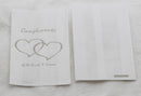 200 Pack Wedding Cake Bags Greaseproof Wax Paper Slice Take Home Favour Silver Heart n Message