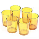 20 Pack Yellow Glass Votive Candle Holders Table Centreoieces  Xmas Wedding Anniversary Event Recption Party Function or Home Decor
