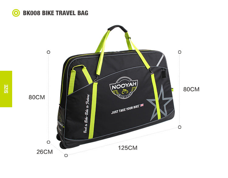 Bike Travel Bag - EVA BK008 - Large - MTB Trekking TT + Road Bikes