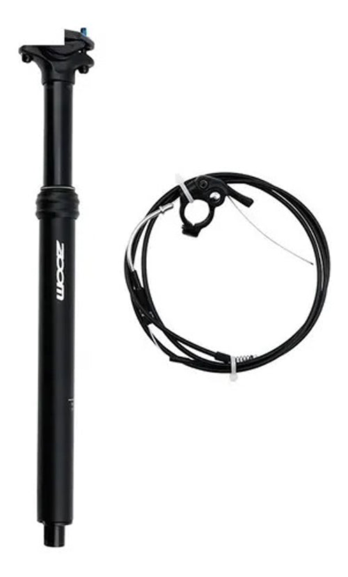 ZOOM Adjustable Dropper Seat Post - Internal Cable Route  30.9 Diameter with 100mm Travel