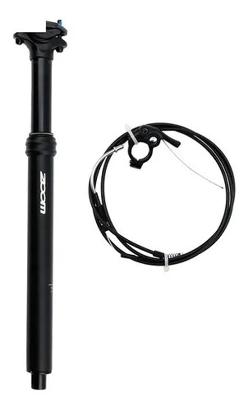 ZOOM Adjustable Dropper Seat Post - Internal Cable Route  30.9 Diameter with 125mm Travel