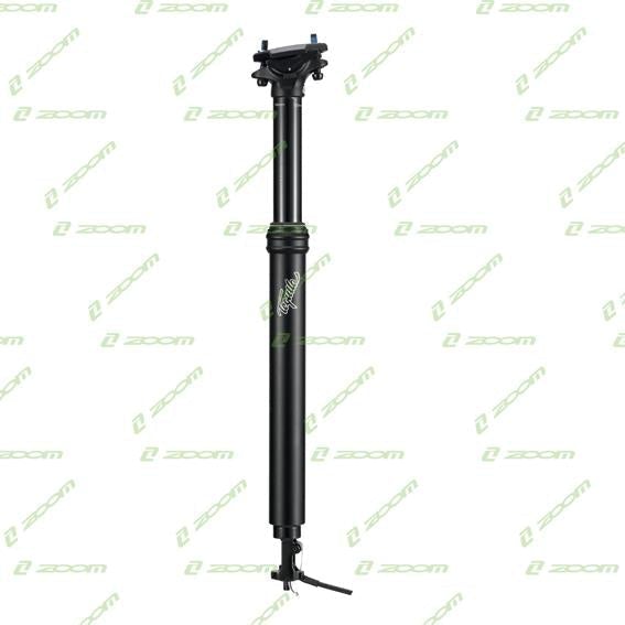 ZOOM Adjustable Dropper Seat Post - Internal Cable Route  27.2mm Diameter with 80mm Travel