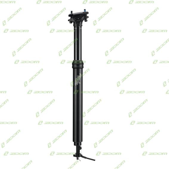 ZOOM Adjustable Dropper Seat Post - Internal Cable Route  31.6 Diameter with 100mm Travel