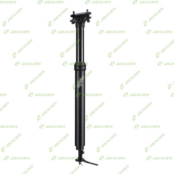 ZOOM Adjustable Dropper Seat Post - Internal Cable Route  30.9 Diameter with 100mm Travel