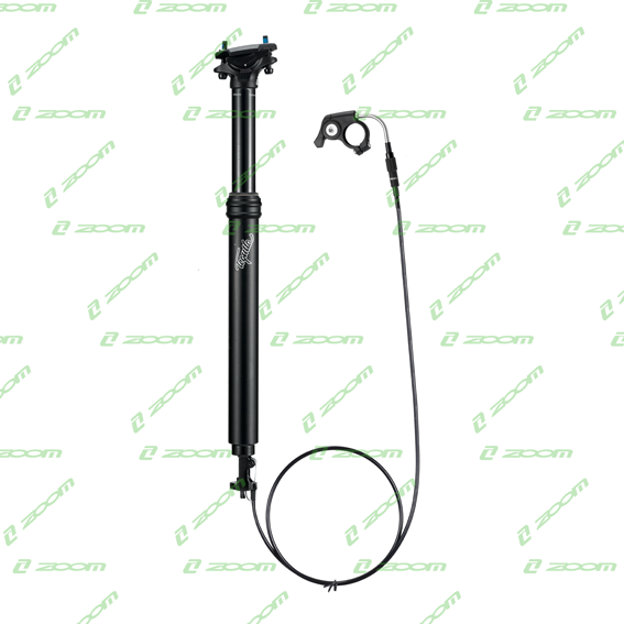 ZOOM Adjustable Dropper Seat Post - Internal Cable Route  30.9 Diameter with 100mm Travel