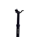 ZOOM MANUAL LEVER Adjustable Dropper Seat Post - 30.9mm Tube Diameter with 100mm Travel - Black