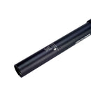 ZOOM MANUAL LEVER Adjustable Dropper Seat Post - 31.6mm Tube Diameter with 100mm Travel - Black